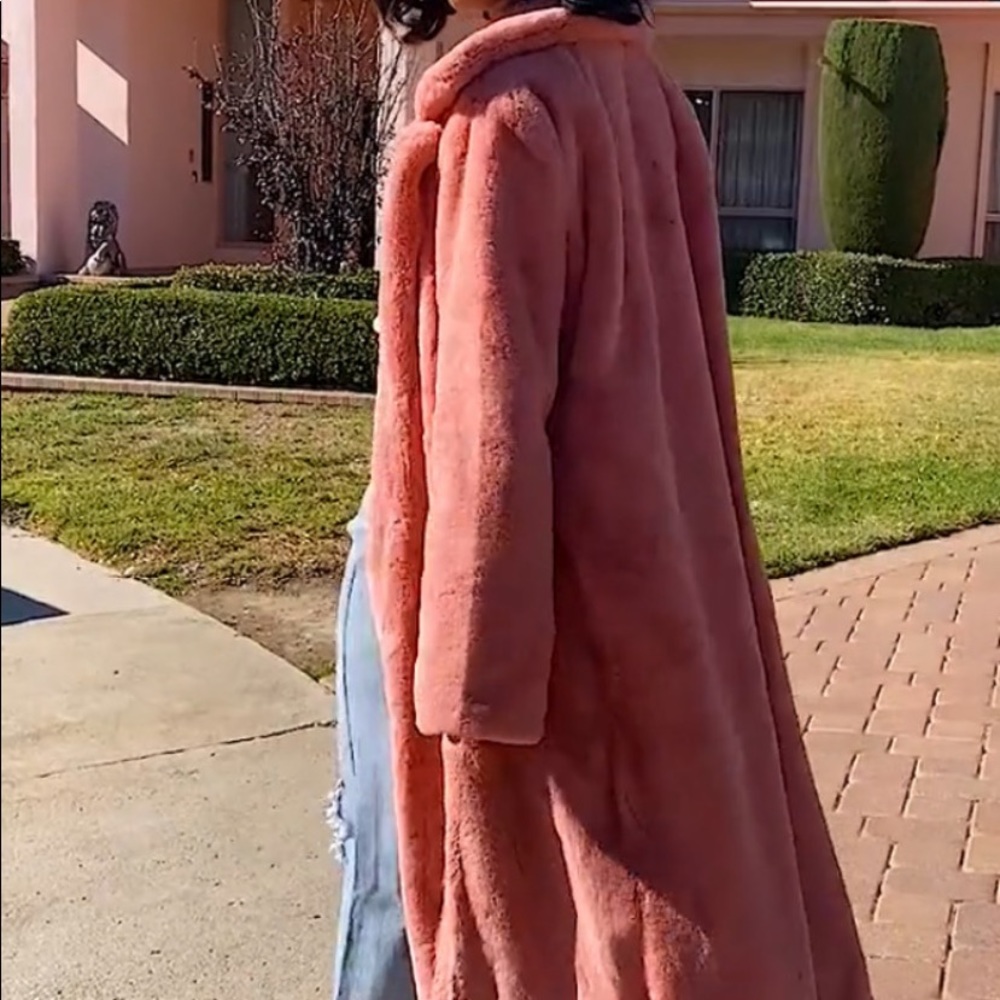 💅🏽 Faux Fur Longline Coat 💅🏽
